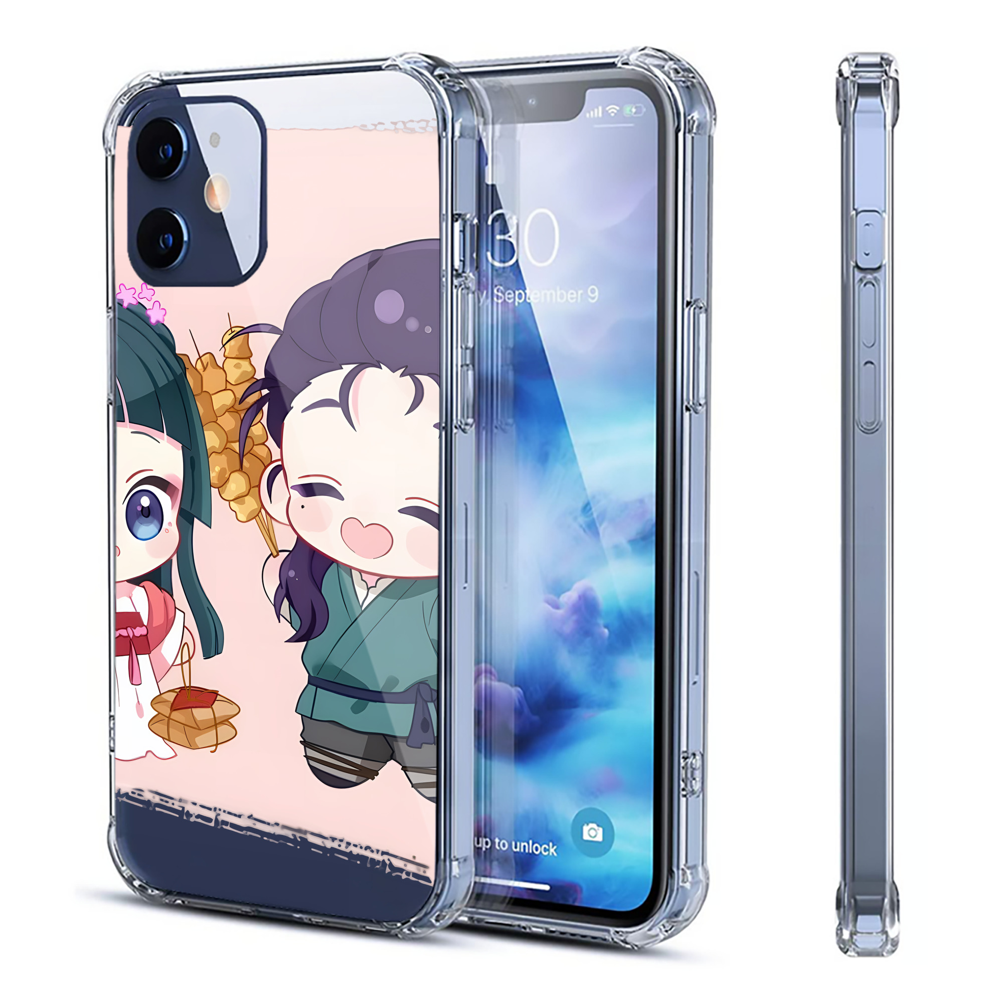（画像用） 薬屋のひとりごと The Apothecary Diaries 【iPhone 12シリーズ対応】透明スマホケース（クリアソフトケース）
